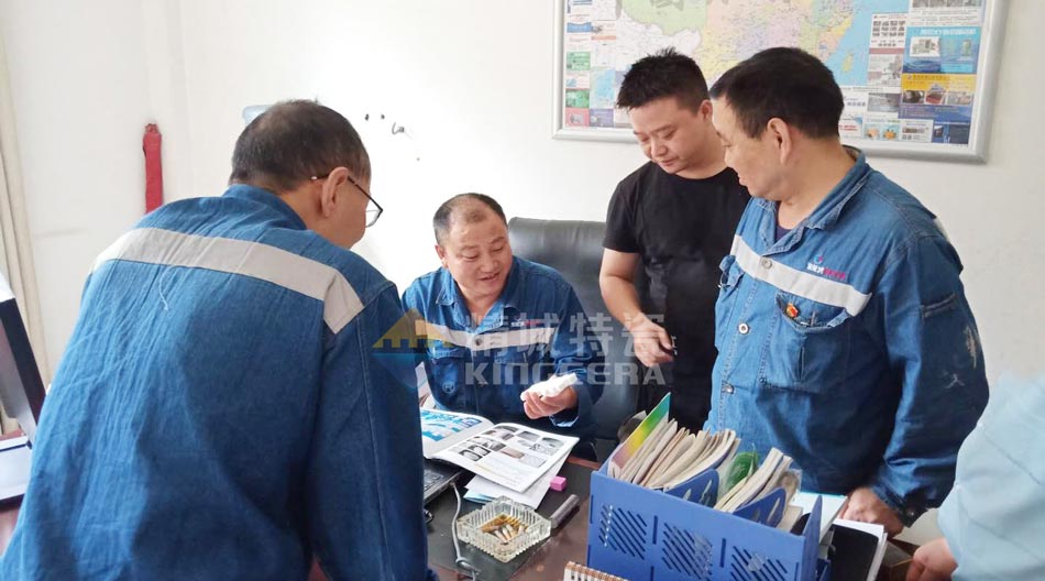腾博汇游戏官网特瓷赴四川某水泥厂现场勘探以及手艺交流