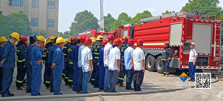 腾博汇游戏官网起劲配合消防联合演练，共筑清静生产防地